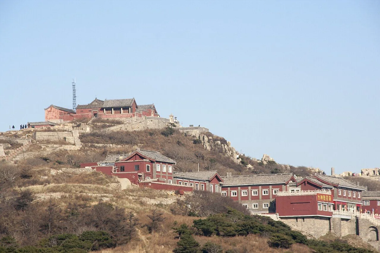 The Jade Emperor Peak area at Mount Tai.
