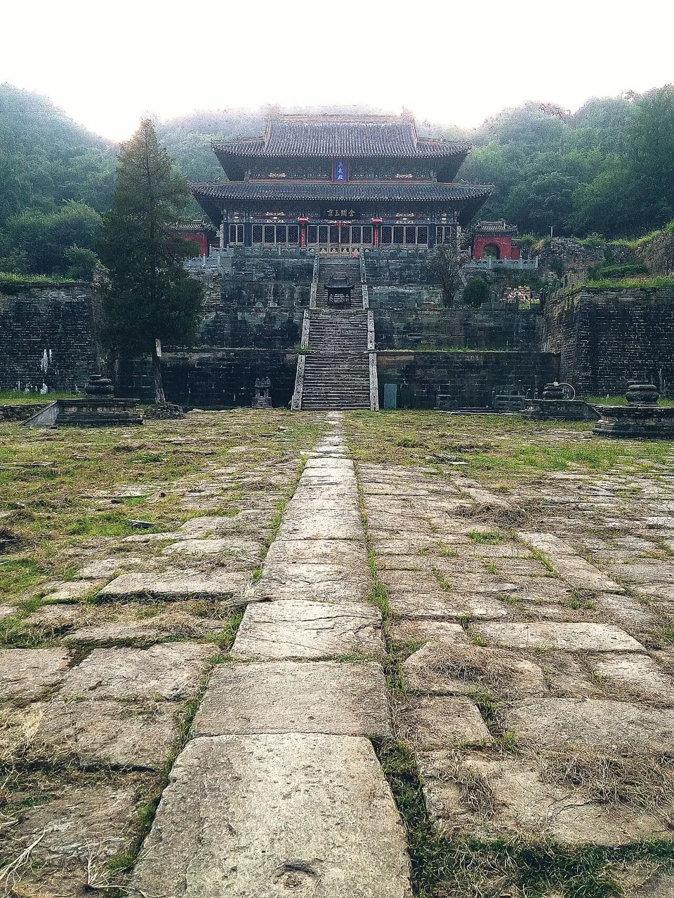 The Wulong Palace site in the Wudang Mountains.