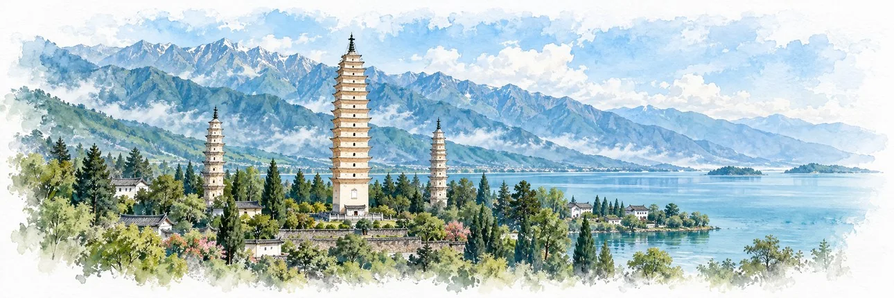 Three Pagodas · Dali